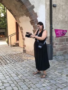 Videoaufname in Erfurt